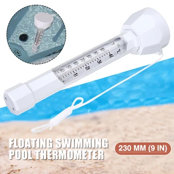1 Бр Висококачествен плаващ Термометър за басейн, Аквариум, водата за баня, спа, джакузи, басейни, измерване на температура за дома