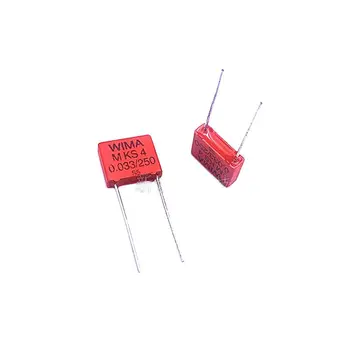 10 бр./Немски Веймарский кондензатор WIMA 250V 333 0,033 ICF 250V 33nF Разстояние между контактите MKS4 7,5 мм