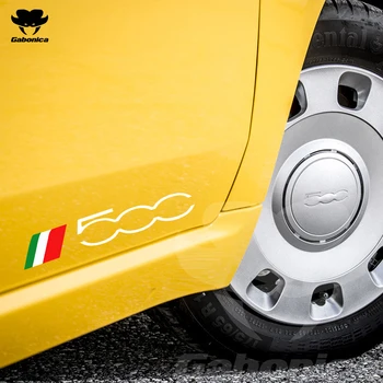 2 елемента Термоаппликационная Стикер Стикер на Купето на Автомобила За Fiat 500 500X 500L 500C Автоаксесоари