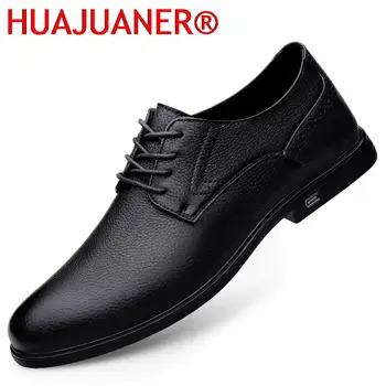 2023 Мъжки модела обувки В изчистен стил, мъжки oxfords дантела, Брандираната мъжки официалната обувки, Мъжки ежедневни кожени обувки за сватба, социални