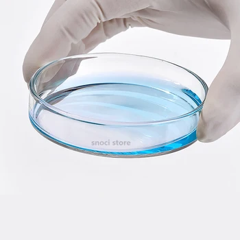 35 мм Прозрачна стъклена чаша Петри С капаци, прозрачни клетки, микроорганизми, преподава Биология, прозрачна Чашка на Петри, Лабораторни консумативи, 3 бр.