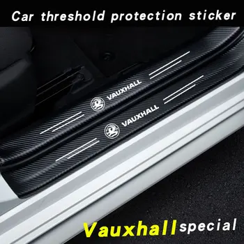 3D Стикер от въглеродни влакна за кола, Защитно лента за врата, посрещат с педал, лента от надраскване, Водоустойчив защитен филм за Opel Vauxhall Corsa