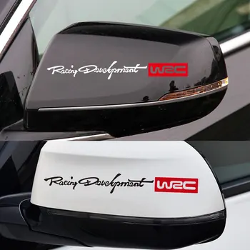 4шт Етикети върху дръжката на вратата на колата Аксесоари за Автомобили стикер Външни аксесоари за автомобили стикер WRC забавна рамка за захващане дръжка дръжка