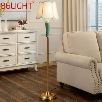 8686LIGHT Модерен керамичен под лампа с led подсветка Творчески Американски Луксозен Модерен настолна лампа за дома Хол Спалня