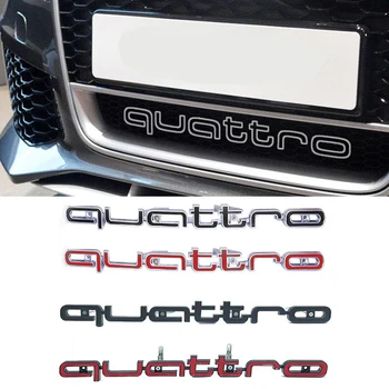 ABS Емблемата на Колата Отвън, за да A6 Quattro A3 A4 RS3 A5 A7 A8 Q7 RS6 Q3 Q5 RS7 RS4 RS5 Иконата на Стикер На Предната Решетка, както и Аксесоари С Логото на