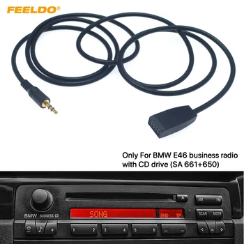 FEELDO 1БР 3,5 мм Штекерное Жак, AUX Вход за кабел-адаптер Само За BMW E46 С Главното устройство Business CD Радио #AM6254