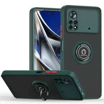 Magnetic устойчив на удари Калъф За Телефон Xiaomi Poco X4 F5 Pro X5 5G X3 NFC M3 M4 Pro 4G F4 GT Калъф-стойка За Poco F5 X5 Pro Case