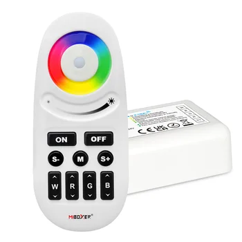 Miboxer 2.4 G Set Двоен Бял CCT/Одноцветный/RGB/RGBW Контролер за Led Лента 12V 24V безжично Дистанционно Управление на Осветлението на Лентата с димер