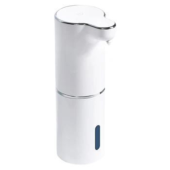 Автоматични дозатори за сапун на пяна, умна ръчно перална машина за баня с USB зареждане, бял висококачествен материал ABS