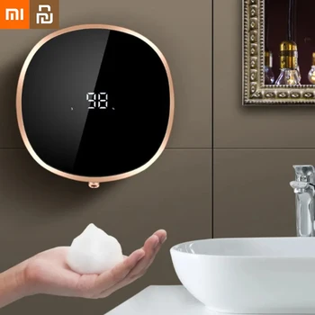 Автоматични дозатори за сапун на пяна Xiaomi Youpin Цифров Интелигентни USB Акумулаторна батерия Стенен инфрачервен сензор за приготвяне на течна пяна