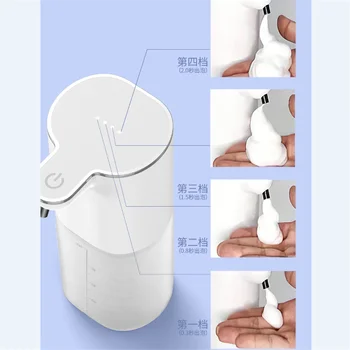 Автоматично дозиране система за сапун на пяна с USB зареждане, автоматична индукционная безконтактен мивка за ръце, интелигентен сензор, машина за разпенване на мляко течност за баня