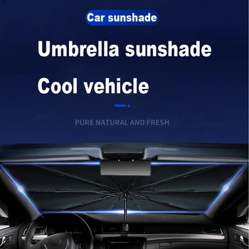 Автомобилен Аксесоар Слънчеви Очила На Предното Стъкло, Сгъваема Сенника, Чадър, Шторка За Tesla Model 3 Y, Защита От Слънцето, На Преден Стъкло