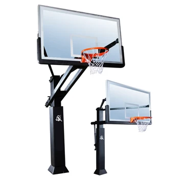 Американски стандартен размер облегалки, изработени от закалено стъкло с отколовшимся ръба на професионален баскетболен система 42 