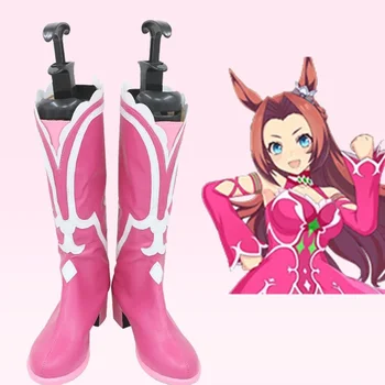 Аниме Umamusume: обувки за cosplay принцеса Каваками в стил хубаво дерби, Комикс Аниме за cosplay за Хелоуин, реквизит за костюми, секси стил