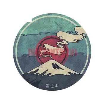 Вид на Личността на Планината Фуджи Дим В Япония Карикатура Водоустойчив Кола Етикети Аниме Стикер Дъска За Сърф RV Украса