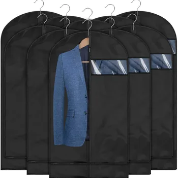 Влага чанта за дрехи, защитена от мухъл за съхранение и подреждане на пыленепроницаемого кожа палто, чанта за домашна употреба, прозрачно палто