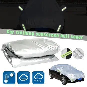 Водоустойчив кола седалките Външен слънцезащитен калъф за авто рефлектор Защита от прах и дъжд Защита на suv седан Хечбек W3M8