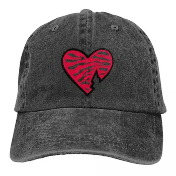 Дамски шапка с цветно шапка във формата на сърце, персонални шапки, защитено с козирка HBK Сърце