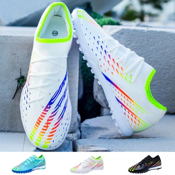 Детски футболни обувки, висококачествени футболни обувки Society, маратонки за тренировка на трева, на улицата нескользящие футболни обувки Five-a-side
