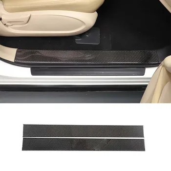 За 2013-2018 Nissan Pathfinder Леки въглеродни влакна Предния Ред Автомобил Вградена Стикер на Прага на Автомобила Аксесоари За Интериора на 2 елемента