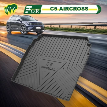 За Citroen C5 AIRCROSS 2020 2021 2017-2022 Специално Подбран Подложка За Багажника на Колата Сезон Товарен Мат 3D-Форми С Лазерно Измерване на Накладки За Багажника