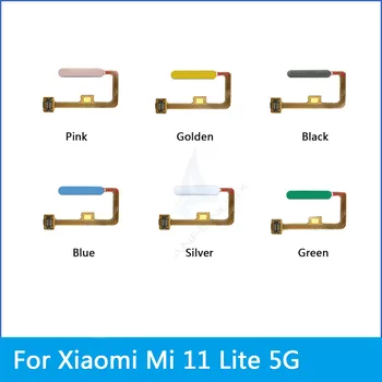 За Xiaomi Mi 11 Lite четец на Пръстови Отпечатъци Гъвкав Кабел За Mi11 Lite Touch 5G ID Сензор Бутон 