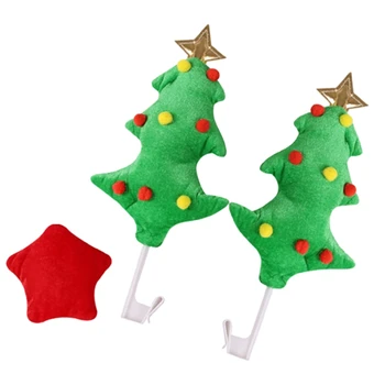 Забавен комплект с оленьими рога в носа, подарък за Коледа, шейната, Коледен костюм, Определени