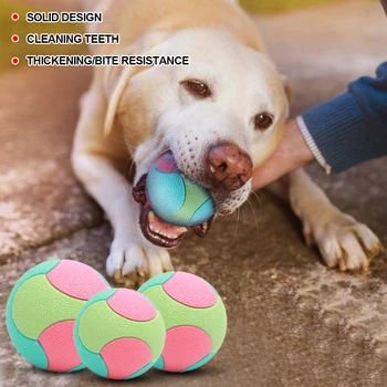 Играчки за кучета Интерактивна играчка с топката, Устойчив на укусам куче, Chewy balls, играчка за обучение TPR, Топки за извличане на местните зъби, Играчки за домашни любимци Puppy