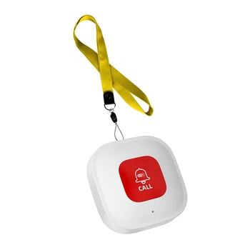 Интелигентна бутон за SOS повикване Wi-Fi Sasha Безжичен пейджър, за лицето, извършващо грижи, телефонен Предавател на сигнали Бутон за аварийно повикване за пациента