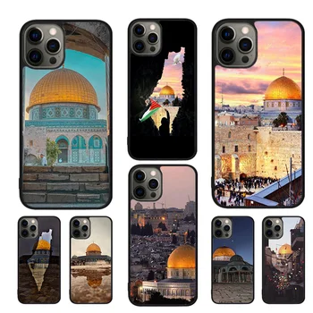 Йерусалим Сграда Celular Калъфи За Мобилни Смартфони iPhone 15 14 12 13 mini 11 Pro MAX XR XS 6S 7 8 Plus SE2020 на Корпуса Fundas