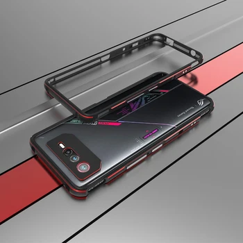 Калъф-броня ZSHOW за ASUS ROG Phone 6 Pro със защита от падане на военен клас, метална рамка от алуминиева сплав, Удароустойчив здрава броня