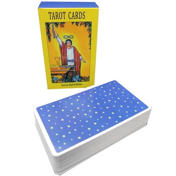 Карти Таро Испански ездач в испанската версия, настолна игра, играе с тесте предсказания за начинаещи с един пътеводител, Карти, Оракул, пътеводител