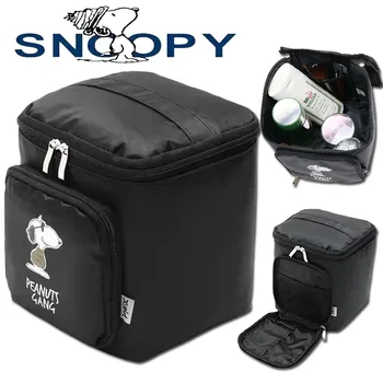 Косметичка Снупи с анимационни модел, водоустойчива чанта с голям капацитет, многофункционална кутия за съхранение и довършителни козметика
