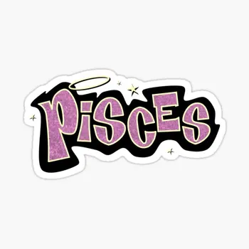 Култови розови пайети в стил Pisces Bratz, 5 бр., автомобилни стикери за хол, Детски хладилник, Декор за мотоциклети, аниме етикети