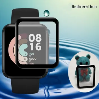 Магнитни гривни за часовници Hair Stylist Watch Lite 3D HD MI Извита Стъклена филм за край, съвместима с Redmi Watch Soft