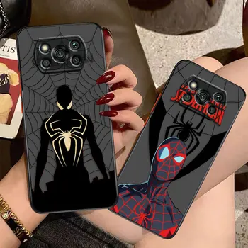 Матов Калъф за Телефон Xiaomi POCO X4 X3 M4 M3 M2 F5 F4 F3 GT F2 C40 CC9 PRO 4G 5G A3 Калъф Funda Capa Shell Marvel's Spider-Man