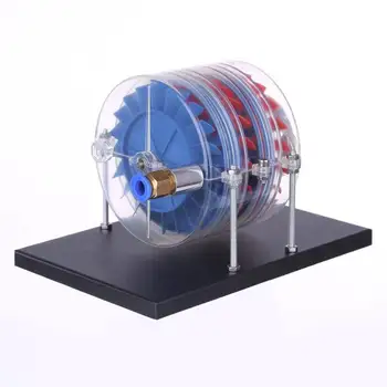 Многоетапно модел на парна турбина, физическото оборудване, забавни играчки, демонстрационен инструмент за училищната физическа лаборатория
