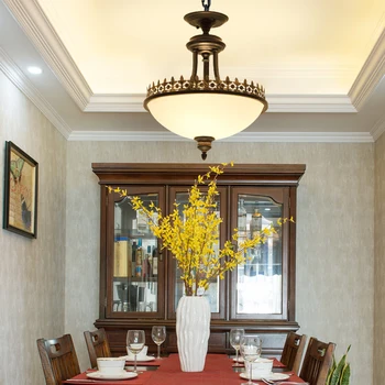 Модерни реколта полилеи, украса за дома, окачена лампа за хранене, подвесное осветление в класически стил