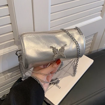 Модни дамски чанти на веригата за мобилен телефон, лесна малка квадратна чанта, дамска дизайнерска чанта, портфейл, мини чанта през рамо, дамски