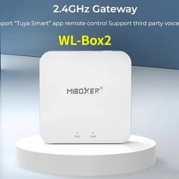 Нов Miboxer WL-Box2 Wifi Led Контролер 2,4 Ghz Портал DC5V Безжична Система за Управление на заявление за Led Лента, Съвместима с приложението