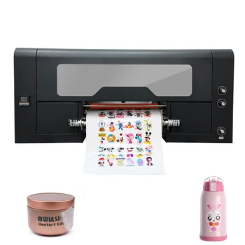Нов прием на UV Dtf принтер 30 см A3 руло На руло стикер с логото на Отличителни знаци Ab Печат на фолио, Uv Dtf принтер