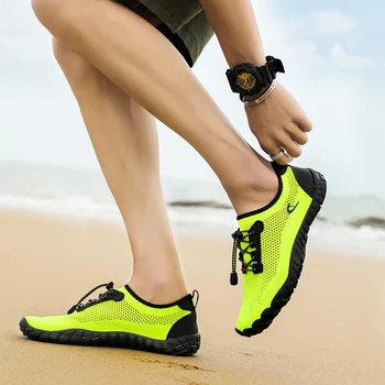 Нов стилен мъжки ежедневни обувки, летни маратонки Flyknit