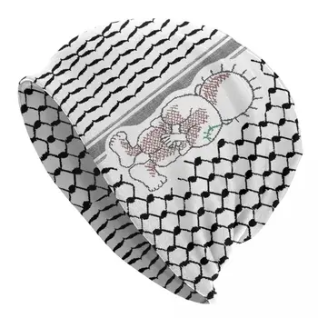 Палестинското Handal Татриз Куфия, шапки-абсорбатори, улични тюбетейки, шапки, Палестинското арабската шапка за мъже и жени, термоэластичная шапка