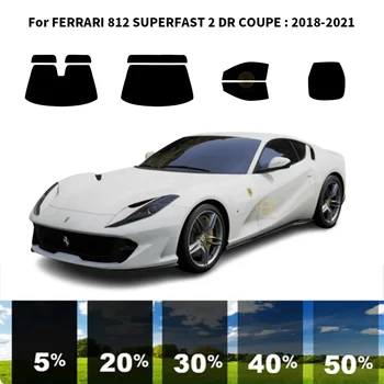 Предварително Обработена нанокерамика car UV Window Tint Kit Автомобили Прозорец Филм За FERRARI 812 SUPERFAST 2 DR COUPE 2018-2021