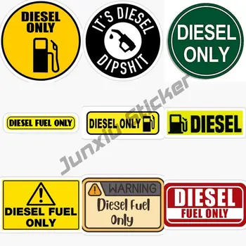 Само дизелово гориво, само газово гориво, набор от стикери стикер на бензин, дизелово гориво, за камион, кола етикети, водоустойчив украса