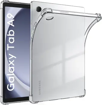 Силиконов Калъф за Samsung Galaxy Tab A9 + A9 Plus 11,0 SM X210 X215 X216 A9 8,7 2023 X110 X115 Със Защита От Падане Прозрачен Калъф За Таблет