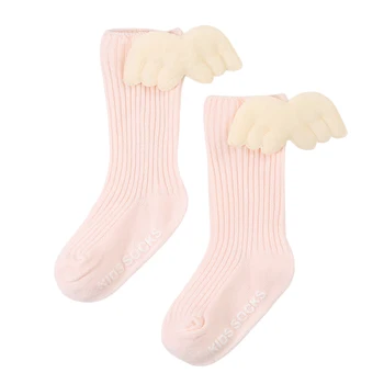 Сладки бебешки чорапи с шарките на анимационни животни, удобни меки чорапи до коляното за новородени бебета, момчета и момичета