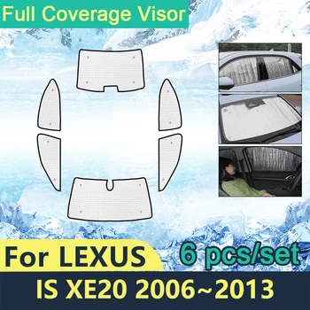 Слънчеви Очила С Пълно Покритие За Lexus IS 200d 220d 250 250 350 AWD 300 F XE20 2006 ~ 2013 автоаксесоари За Челен Очила за Защита От Слънцето 2012
