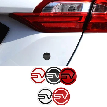 Стикер с емблемата на задния багажник на автомобил с логото на SV за Land Rover Discovery, Range Rover, Defender, Стикер върху Иконата на купето, Външни Аксесоари