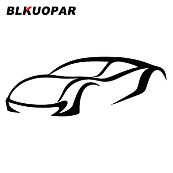 Стикери с логото на BLKUOPAR Racing, Креативна стикер, Винил материал, Окклюзия, Драскотини, Скейтборд, Мотоциклет, Водонепроницаемое украса